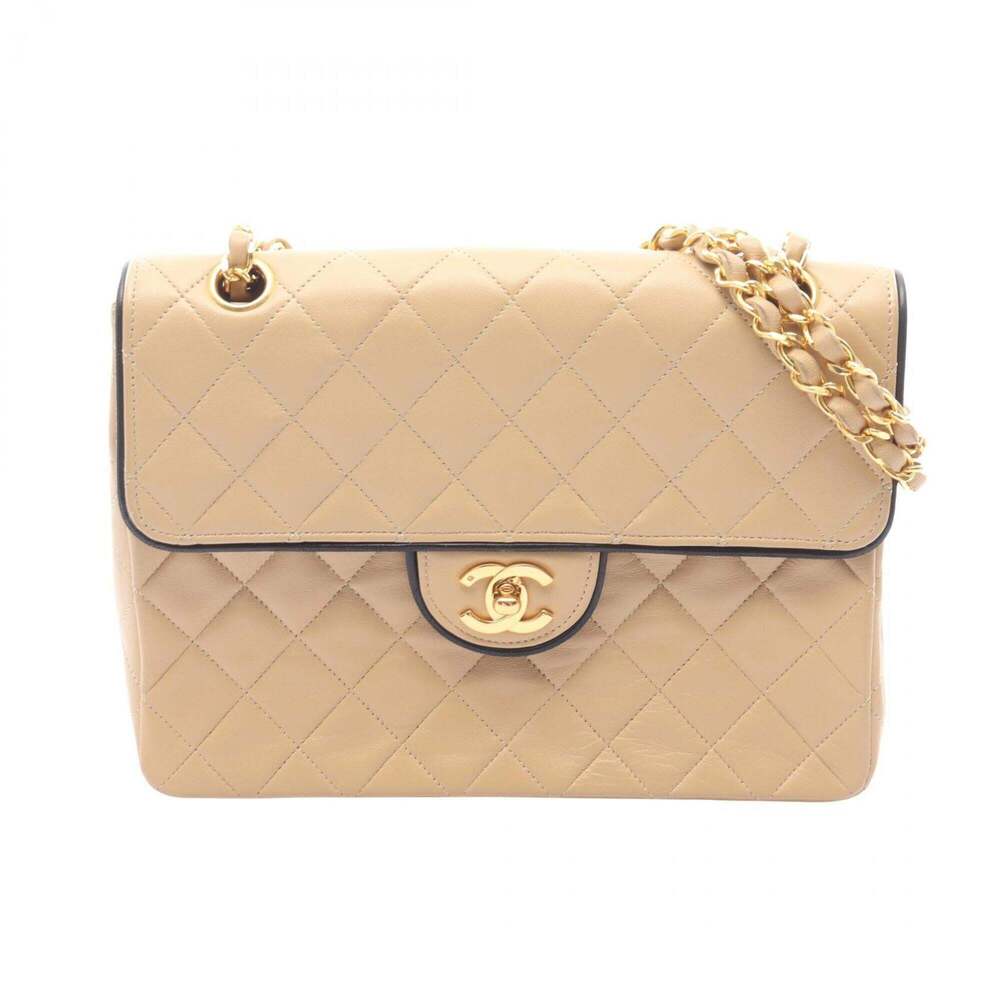 Chanel Matelassé Single Flap Vintage Shoulder Bag/Handbag, Lambskin Leather, ...